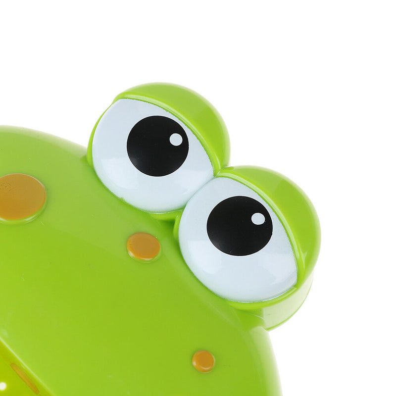 Bubble machine big frog automatic bubble maker blower music bath toys for baby Z