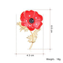 Flower Rhinestone Pins Brooches Clothes Lapel Jacket Shirt Badges Ornaments A