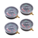 4 Motorcycle Carburetor Carb Synchronizer Vacuum Gauge Sync Dial Guage