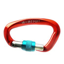 Multifunctional Outdoor Sports Carabiner Buckle Screw Locking D Shape Carabiner