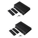 2 Pieces DIY Aluminum Vehicle-mounted Enclosure Case for Car Controller Blockers