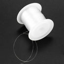 41Lbs Capacity 0.5mm Diameter Clear Nylon Fishing Line Cord Spool R6P4