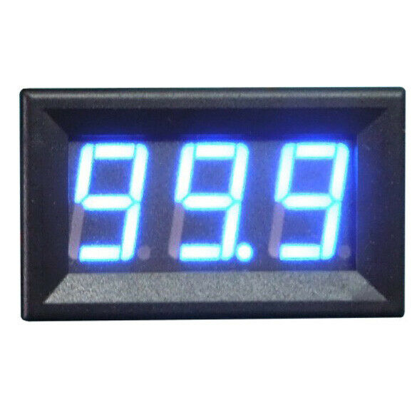 Digital DC Ammeter 5A Blue LED Panel Amp Meter Digital Electricity Meter