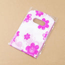 100 Pcs Wholesale Lot Pretty Mixed Pattern Plastic Gift Bag Shopping Bags LJ