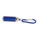 Blue Useful Retracted Mini Pocket Carabina Torch LED Light Flashlight Lamp  A