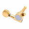 6 Guitar Tuning Pegs VERROUILLAGE Tuner Touches Guitar Strings Button 3L +