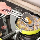 Spoon with Clip Multi-Functional Stainless Steel Colander Oil-Frying FilterJ Fw