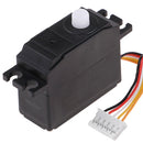 1:12th Plastic Steering Servo Black for WLtoys 12428 12423 RC Crawler Truck