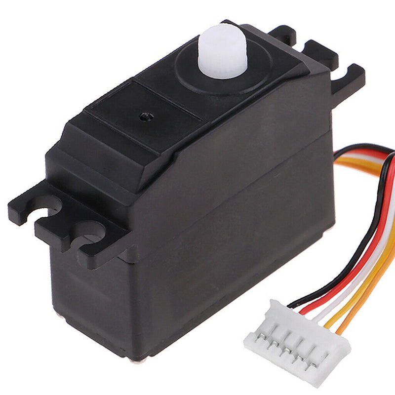 1:12th Plastic Steering Servo Black for WLtoys 12428 12423 RC Crawler Truck