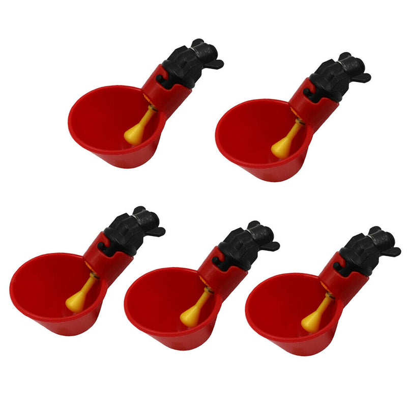 Float Chicken Waterer Cups Bowls Float Activated Cup with Mounting Hardware
