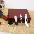 Wine Gift Set Bottle Opener Corkscrew Stopper Accessories Piece Bar Tool QUE