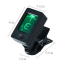 Chromatic Clip-On Digital Tuner for Electric Acoustic Guitar Bass Violin Ukulele