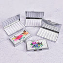 Rectangle Portable Metal Pill Box Medicine Tablet Storage  Vitamin Container 3C