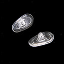 25 Pairs Screw in Clear Silicone Anti-Slip Nose Pads for Eyeglasses Sun Glasses