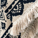 Morocco Round Carpet Bedroom Boho Style Tassel Cotton Rug Hand Woven Nation B5O3