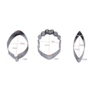 Cake Cookie Cutter StainlessSteel FOUR-C Orchid Flower Cattleya Sugar Rolle BX