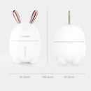 300ml USB 7 Color Light Ultrasonic Humidifier Essential Oil Diffuser (White