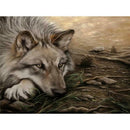 5D DIY Full Drill Diamond Painting Wolf Dog Cross Stitch Embroidery Mosaic