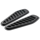 2XCarbon Fiber Car Air Flow Intake Hood Scoop Vent Louver Bonnet Cover Decor