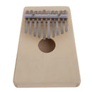 New 10 Key Kalimba Mbira Likembe Sanza Thumb Piano Pine Light Yellow