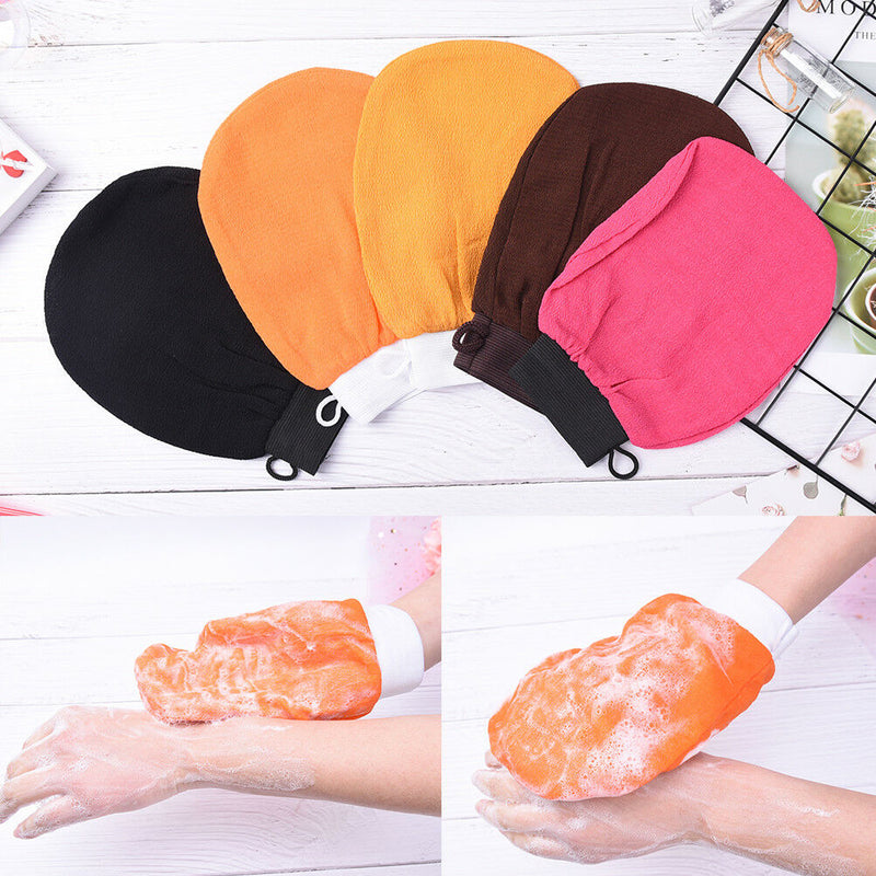 1x Moroccan Hammam Bath Scrub Glove Exfoliating Body Facial Tan Massage Mi`US