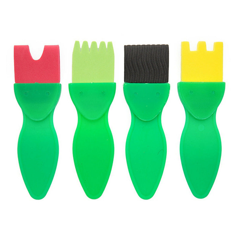 Kids Art Craft Painting Drawing Tools Sponge Brushes Set Fun Kits Early DIY