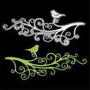 Vivid Flower Rattan Branches Cut Birds Die Stencils Album Card Craft Folder'Suit
