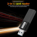 Lenovo D231 Dual Slot Memory Card Reader USB 3.0 TF Security Digital Card Reader