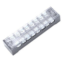 3 Pcs 600V 15A 8 Positions Dual Rows Covered Barrier Screw Terminal Block S J5O6