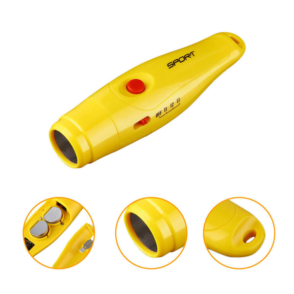 Pack of 2, 3-Tone Sports Handheld Electronic Whistle with Lanyard for Referee