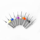 0.3-1.2mm Tungsten Steel Carbide Drill Bit Set for Metal Watchmaker Repair