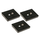 3x Professional Quick Release Plate for  FPH-52Q FPH-62Q T3 T3S Ball Head
