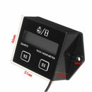 Motorcycle 2/4 Strok LCD Hour Meter Gas RPM Digital Tachometer Gauge Spar QDH