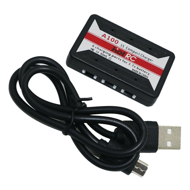 6in1 3.7V 1S Lipo/Lithium Battery Charger for Syma X5C, UDI U818A, MJX X400