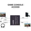 USB 2.0 4K HDMI Video Capture Card With Loop 1080p Grabber Output Phone E1T0