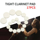 17pcs Sealing Clarinet Pad Woodwind Instrument Parts Universal Tuning Musical