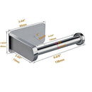 Self Adhesive Toilet Paper Holder SUS 304 Stainless Steel No Drilling Bathr L5R3