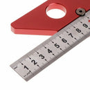 45 Degree Scriber Round Center Line Drawing Ruler Gauge Carpentry Layout To