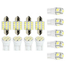 13pcs/set 31mm C5W Doom Light T10 W5W Map License Plate Lamp Car LED Bulbs