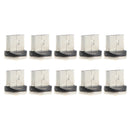 10Pcs Fasting Charging Micro USB Magnetic Tips for Cellphone Shaver Headset