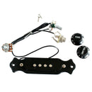 4 String Guitar Prewired Pickup Kit with Screws for Cigar Box Electric Guitar