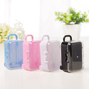 Pink mini roller travel suitcase candy box personality creative wedding can I9Y5