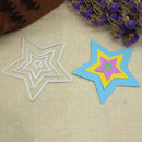 4pcs Stars Metal Cutting Die Stencils DIY Embossing Scrapbooking Craft A
