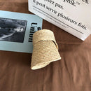 Ladies Anti-Uv Roll Up Sun Visor Hat Women Straw Raffia Sun Visor Caps L1D7