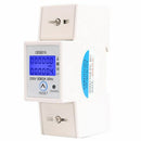 Din Rail Single Phase Wattmeter Power Consumption Watt Electronic Energy Me T4T4