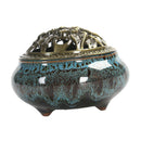 2x Ceramic Incense Burners Porcelain Censer Buddha Incense Holder Home Decor
