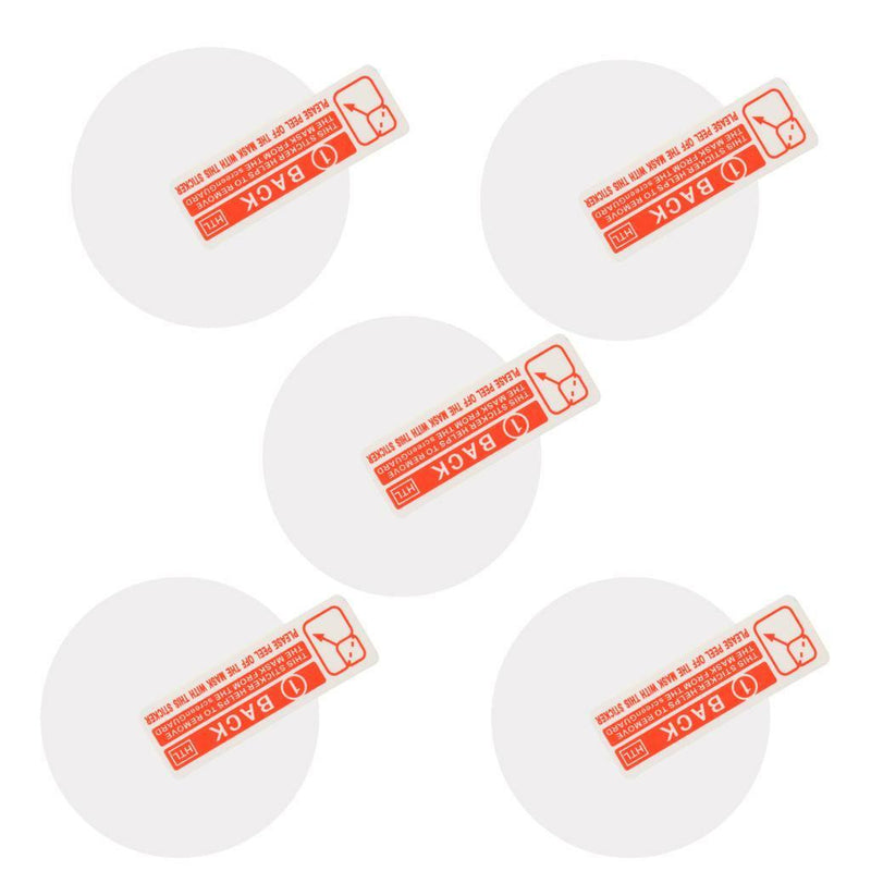 5Pcs 9H 35mm Round Dial Tempered Glass Film for Smart Watch Screen Protector