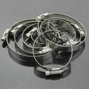 10pcs Adjustable Car Fuel Petrol Pipe Hose Clip Stainless Spring L6E2 Clamp D1W3