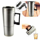 Car Heating Kettle, Simple 12V 300Ml Portable in Car Coffee Maker Tea Pot V