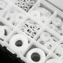 250pcs/set Soft Flat Nylon Washers Insulation Plumbing Leak-proof Gaskets Kit